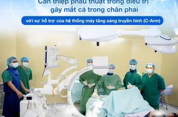 CAN THIỆP PHẪU THUẬT TRONG ĐIỀU TRỊ GÃY MẮT CÁ TRONG CHÂN TRÁI