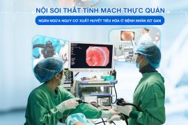 NỘI SOI THẮT TĨNH MẠCH THỰC QUẢN NGĂN NGỪA NGUY CƠ XUẤT HUYẾT TIÊU HÓA Ở BỆNH NHÂN XƠ GAN