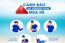 CẢNH BÁO SAY NẮNG, SAY NÓNG TRONG MÙA HÈ