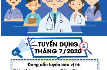 Bệnh viện Tâm Trí Đà Nẵng, thông báo tuyển dụng tháng 7/ 2020: