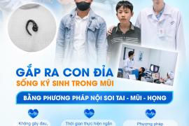 NỘI SOI GẮP THÀNH CÔNG VẮT CÒN SỐNG TRONG MŨI NAM THIẾU NIÊN 15 TUỔI SAU KHI TẮM SUỐI