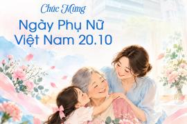 CHÚC MỪNG NGÀY PHỤ NỮ VIỆT NAM 20/10 