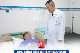 CỨU SỐNG BỆNH NHÂN NGUY KỊCH VỚI VẾT THƯƠNG THẤU NGỰC