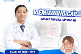 Triệu Chứng và Cảnh Báo Của Viêm Xoang Cấp: Khi Nào Bạn Cần Gặp Bác Sĩ?